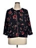 H&M Floral Black Jacket Size 14 - photo 1