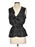 Max Studio 100% Polyester Black Sleeveless Blouse Size S - photo 1