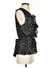Max Studio 100% Polyester Black Sleeveless Blouse Size S - photo 4