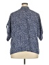 Shein Curve 100% Polyester Blue 3/4 Sleeve Blouse Size 18 Plus (3) - photo 2