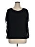 In'Voland Black Short Sleeve Top Size 1X - photo 1