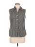 Elementz Houndstooth Black Sleeveless Blouse Size M - photo 1