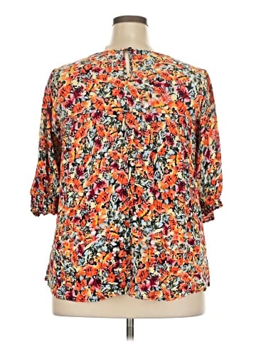 Terra & Sky 3/4 Sleeve Blouse (view 2)