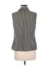 Elementz Houndstooth Black Sleeveless Blouse Size M - photo 2