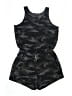 Athleta Girl Camo Black Romper Size 12 - photo 1