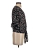 Max Studio 100% Polyester Black 3/4 Sleeve Blouse Size S - photo 4