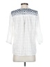 Max Studio 100% Cotton White 3/4 Sleeve Blouse Size S - photo 2