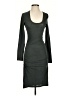 Lanston Solid Gray Cocktail Dress Size XS - photo 1
