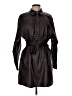 Marissa Webb 100% Polyester Brown Burgundy Trenchcoat Size 12 - photo 1