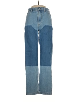 Madewell The '90s Straight Jean in Hazelfern Wash: Shadow-Panel Edition (view 1)