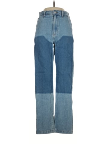 Madewell The '90s Straight Jean in Hazelfern Wash: Shadow-Panel Edition (view 1)