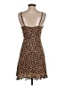 THML 100% Rayon Animal Print Brown Cocktail Dress Size S - photo 2