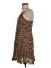 THML 100% Rayon Animal Print Brown Cocktail Dress Size S - photo 5