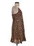 THML 100% Rayon Animal Print Brown Cocktail Dress Size S - photo 4