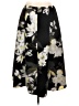 White House Black Market 100% Polyester Floral Black Formal Skirt Size 10 - photo 2