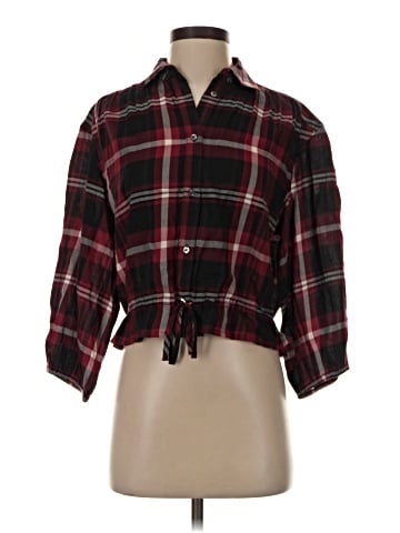 Gap 3/4 Sleeve Button-Down Shirt (view 1)