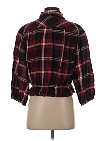Gap 3/4 Sleeve Button-Down Shirt (view 2)