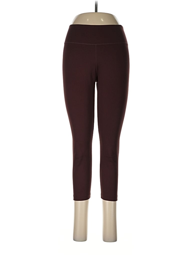 Pre-owned Nike Active Pants In Burgundy
