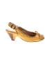 FRYE Yellow Heels Size 8 1/2 - photo 1