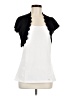 I.N. San Francisco White Short Sleeve Top Size M - photo 1