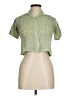 Assorted Brands Green Short Sleeve Blouse Size M - photo 1