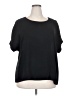 Massini Black Short Sleeve Blouse Size 2X - photo 1