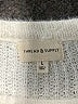 Thread & Supply Solid Ivory Pullover Sweater Size L - photo 7