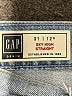 Gap Hearts Blue Jeans Size 31 waist - photo 7