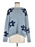 Rails Floral Blue Pullover Sweater Size M - photo 1