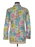 Talbots Floral Green Long Sleeve Button-Down Shirt Size M - photo 2