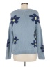 Rails Floral Blue Pullover Sweater Size M - photo 2