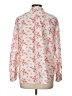 Covington 100% Cotton Floral Ivory Long Sleeve Button-Down Shirt Size L (petite) - photo 2