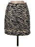 Eyeshadow Animal Print Black Casual Skirt Size 3 - photo 2