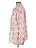 Covington 100% Cotton Floral Ivory Long Sleeve Button-Down Shirt Size L (petite) - photo 5