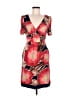 Max and Cleo Print Red Cocktail Dress Size M - photo 1