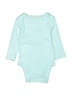 Cloud Island 100% Cotton Solid Teal Long Sleeve Onesie Size 3-6 mo - photo 1