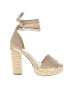 RAYE Tan Wedges Size 7 - photo 1