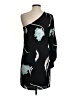 1.State 100% Polyester Print Black Cocktail Dress Size 4 - photo 2
