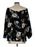 Boston Proper Black 3/4 Sleeve Blouse Size L - photo 2