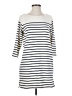 L.L.Bean Stripes White Casual Dress Size S - photo 1