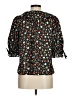 Crosby Black 3/4 Sleeve Blouse Size M - photo 2