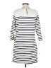 L.L.Bean Stripes White Casual Dress Size S - photo 2
