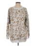 Vestidos Animal Print Tan Pullover Sweater Size S - photo 1