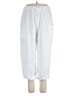 Unbranded Solid White Casual Pants Size XXL - photo 1