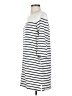 L.L.Bean Stripes White Casual Dress Size S - photo 5