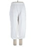Unbranded Solid White Casual Pants Size XXL - photo 2