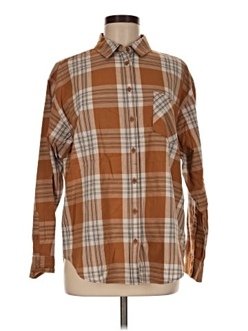 Garnet Hill Long Sleeve Button-Down Shirt (view 1)