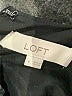Ann Taylor LOFT 100% Polyester Solid Black Casual Dress Size 8 - photo 7