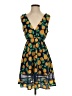 Very J 100% Polyester Tropical Yellow Casual Dress Size S - photo 1
