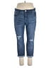 Time and Tru Hearts Blue Jeans Size 20 Petite - photo 1